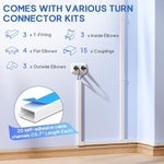JOYUMY flame retardant wire covers protecting home cables from children and pets.