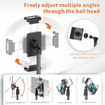 XXZU adjustable tall tripod stand showing flip locks and extended height legs