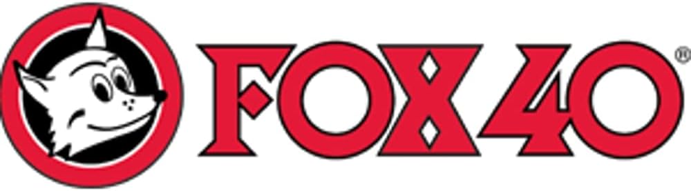 Side profile of Fox 40 Sonik Blast whistle showing acoustic resonators