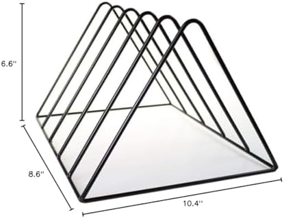 Authentic imported Record-Happy vinyl record rack showing upright album management layout.