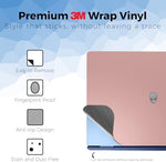 Vision Signs Graphics laptop skin cover installation alignment on Alienware 16X