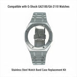 VESECCON metal case band set with brushed and polished finish details