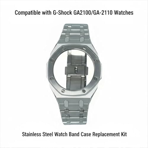 VESECCON metal case band set with brushed and polished finish details