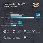 TP-Link AX3000 ceiling mount Wi-Fi 6 access point showing the compact side profile and low-profile body depth