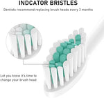 ELFIN oral care replacement toothbrush heads displayed in a complete eight count bundle