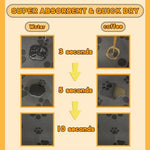 Sloppy drinker pet feeding mat quick drying absorbent material