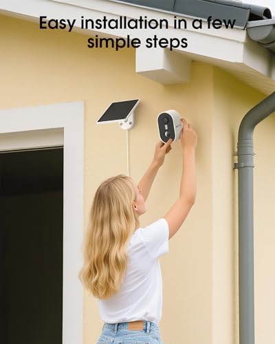 ARCCTV smart surveillance camera showcasing the motion detection sensors and two way audio communication interface.