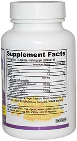Deva cold pressed borage seed oil capsules unrefined nutritional supplement for skin health