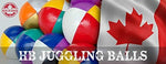 Authentic Higgins Brothers beginner juggling kit with three premium grade training balls