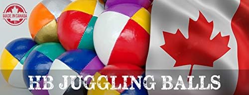 Authentic Higgins Brothers beginner juggling kit with three premium grade training balls