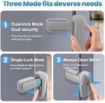 HFengQ ABS plastic freezer door lock close up