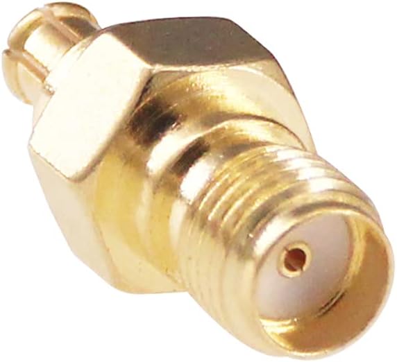 MCX male snap on plug connector end