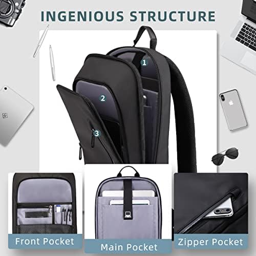 Hk lightweight computer bag displaying internal padded sleeves for fifteen point six inch laptop