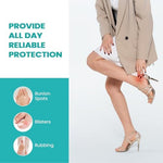 Promifun Foot Bandages variety pack layout highlighting twenty eight pieces of sweat proof adhesive plaster protection