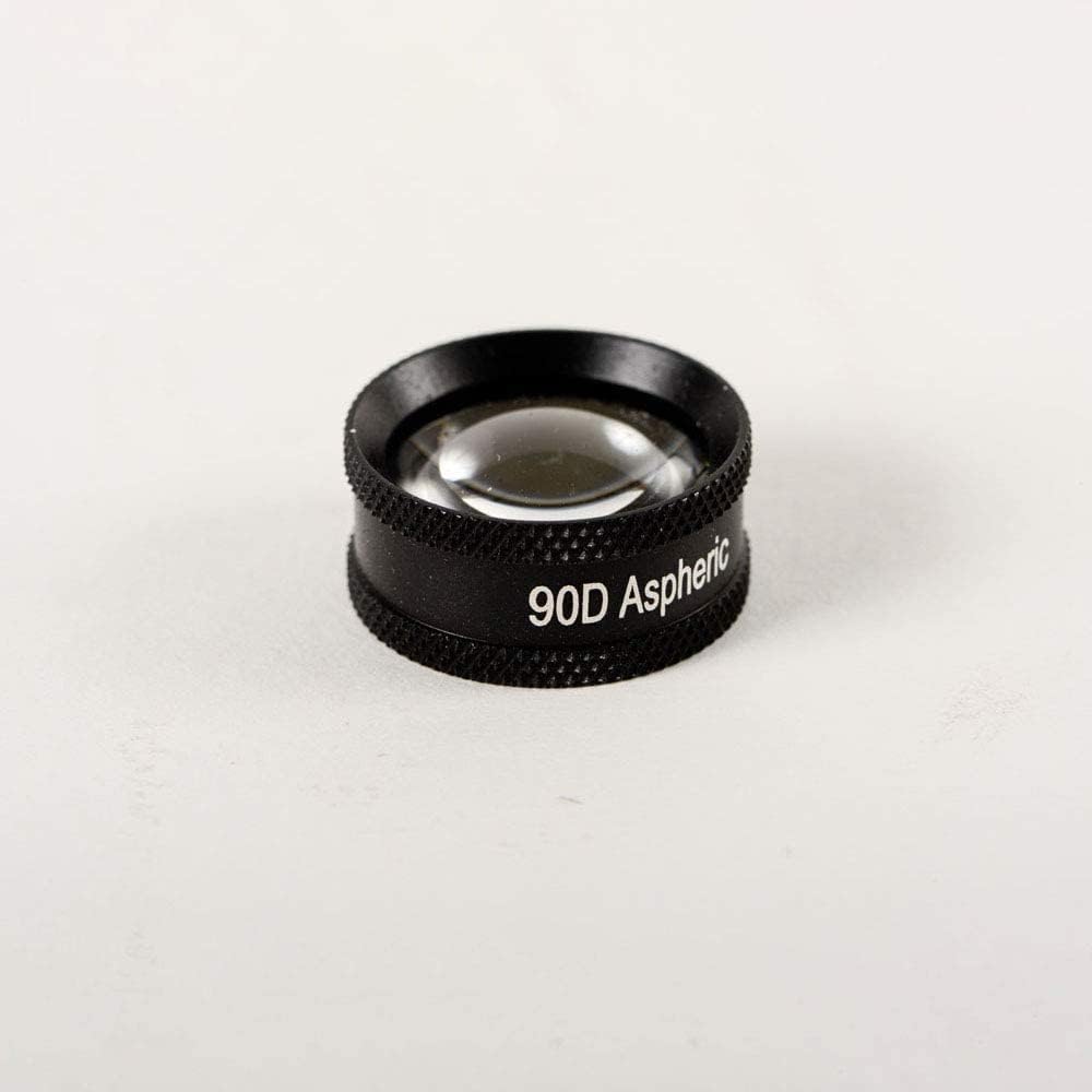 KASHSURG 90D Double Aspheric Ophthalmic Lens front view for slit lamp fundus examination