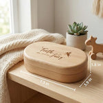Semonamu baby keepsake box with central glass vial
