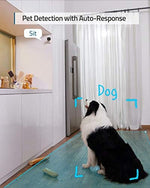 Eufy 3 Megapixel security camera displaying clear infrared night vision performance