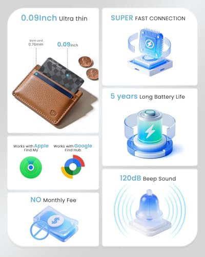 NozlaID smart tracking device showcasing its ultra thin profile next to standard credit cards