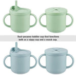 PandaEar silicone training cup for baby self-feeding