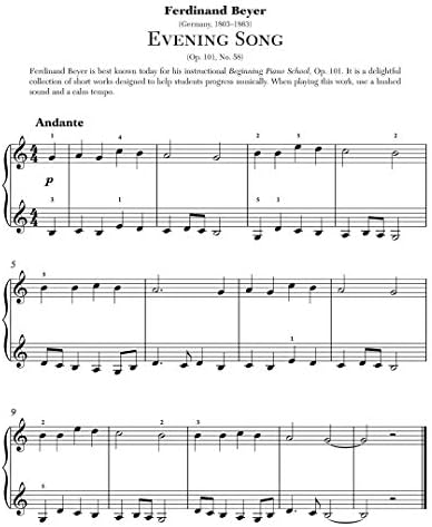 Big Book of Beginner's Piano Classics Volume Two: 57 Favorite Pieces in Easy Piano Arrangements with Downloadable MP3s (Includes 5 Duets) (Dover Classical Piano Music For Beginners) - Image 4