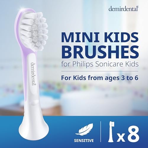 Demirdental sensitive replacement heads for children aged 3 to 6