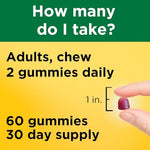 Nature Made zinc 30mg serving for healthy skin and immune function