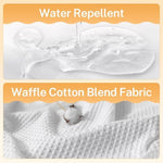Water repellent testing demonstrating moisture protection on the heavy duty two hundred grams per square meter fabric.