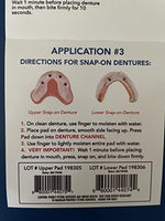 Close up of the water-activated suction surface on a Bondezz denture cushion.
