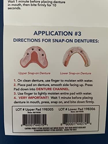 Close up of the water-activated suction surface on a Bondezz denture cushion.