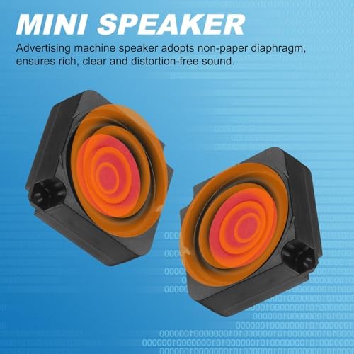 PATIKIL full-range DIY mini speaker set showing four pieces organized for hardware prototyping.