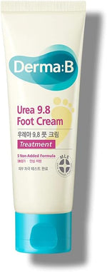 Derma:B Urea 9.8% Foot Cream front view tube packaging