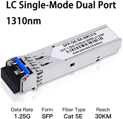 Back view of GESD networking transceiver showing gold contacts