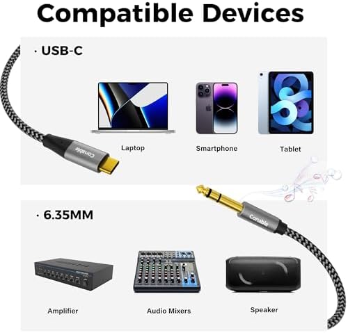 Conable audio cable packaging and product overview