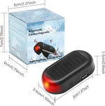 Two pieces of universal windshield de-icer tools showcasing compact black design
