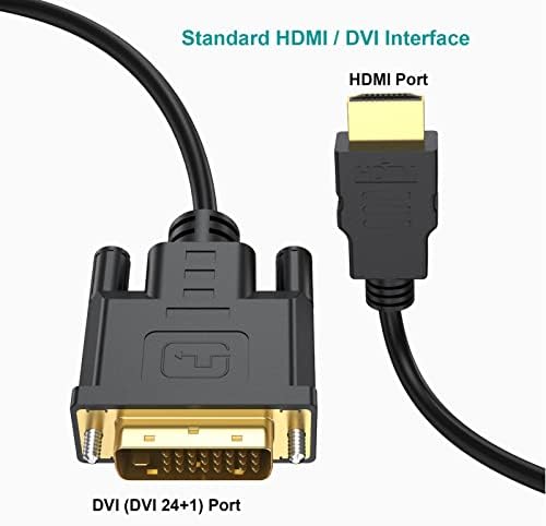 Product packaging showing five individual six feet bidirectional video adapter cables.