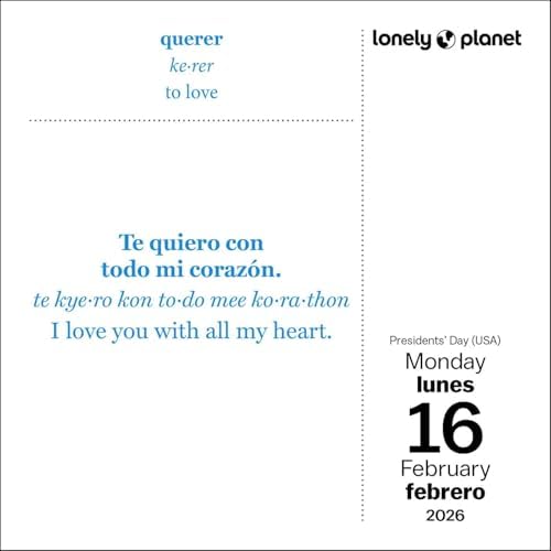 Lonely Planet: Spanish Phrasebook 2026 Day-to-Day Calendar - Image 4