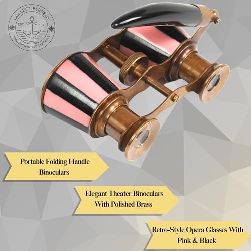 Premium collectible concert glasses showcasing detailed side handle mechanism