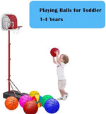 ABAJI Mini Basketballs Orange 2 Pack 5" Set with Pump Needle Durable Material for Mini Hoop 3+ Years Toddlers Kids Teenagers for Pool Indoors Outdoors - Image 5