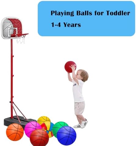 ABAJI Mini Basketballs Orange 2 Pack 5" Set with Pump Needle Durable Material for Mini Hoop 3+ Years Toddlers Kids Teenagers for Pool Indoors Outdoors - Image 5