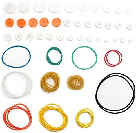 Close up of Fielect 84 piece gear kit components