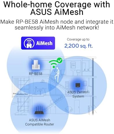 Asus mobile app setup interface on a smartphone