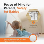 Trezuma child proof lock installation inside cabinet drawer