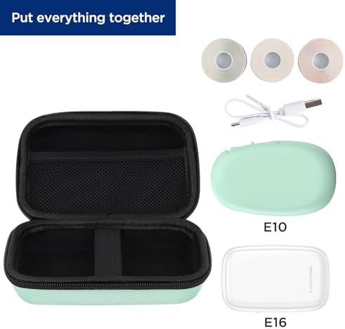SUPVAN waterproof electronic accessories organizer bag with rubber zipper close up