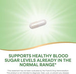 Nature's Way Glucose Tolerance Factor Chromium 200 micrograms nutritional supplement label details