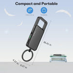 Kashevi 128GB voice recorder showing direct playback earphone setup