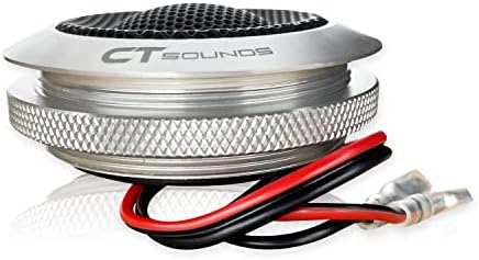 CT Sounds 100 Watt flush mount car audio tweeters with crossover boxes