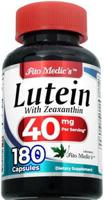 Fito Medic's Lab eye health supplement label details and potency