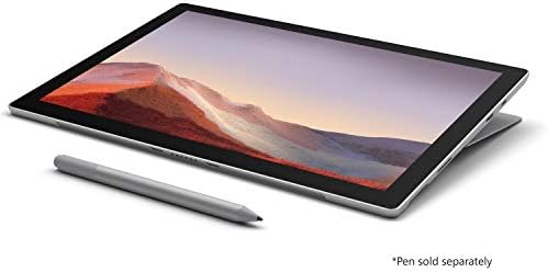 Authentic Microsoft tablet showcasing the thin profile and clean layout design