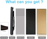 Product packaging presentation for the TravisLappy laptop battery replacement unit.