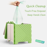 Rhastex portable toilet seat with cleaning bags